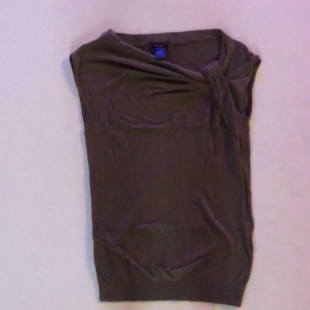 Ann Taylor Grey Knitted Top